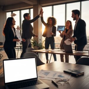 An image illustrating Les success stories d'entrepreneurs qui ont marqué leur temps