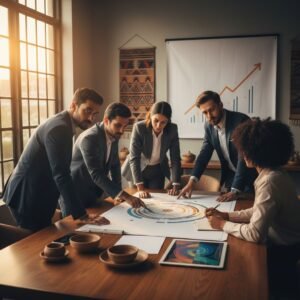 An image illustrating L'importance d'un plan d'affaires bien structuré et d'une étude de marché rigoureuse